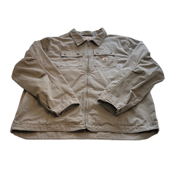 Carhartt Tan Flint Jacket - Size 2XL Tall - Picture 2 of 12